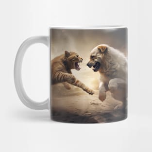 Cat & Dog Fight Mug